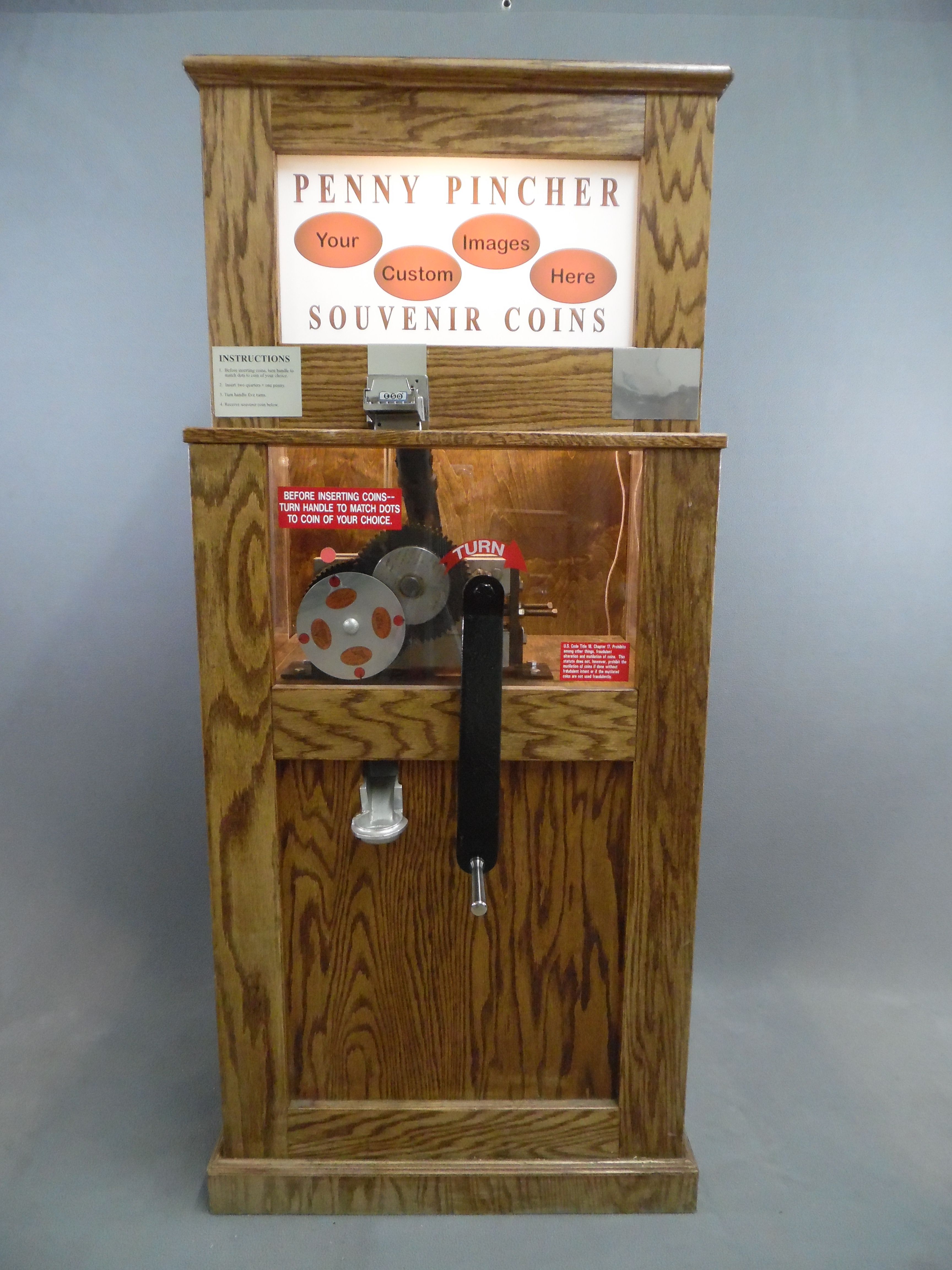 Souvenir Penny Machine